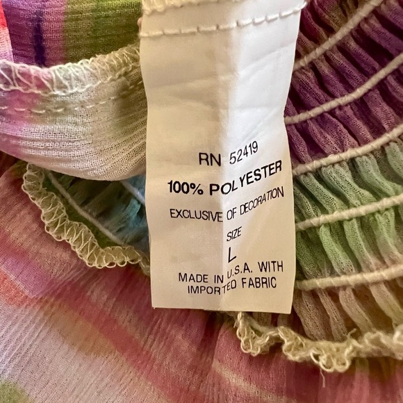 Colorful Striped W Swim Cover Up - Picture 4 of 4